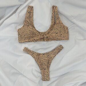 Leopard print bikini